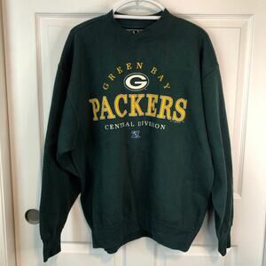 Vtg 1996 Green Bay Packers Sweatshirt Crewneck Men's Large Galt Sand NFL USA